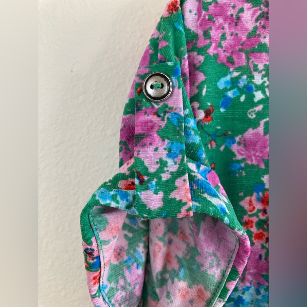Dear Scarlett Lizzy Blouse in Floral Print Size M - Picture 3 of 9